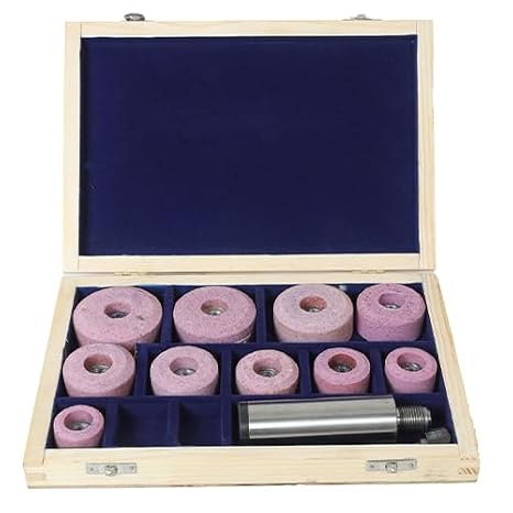 Black & Decker Valve Seat Grinding Stones with Holder, 11 Pcs, 9/16"