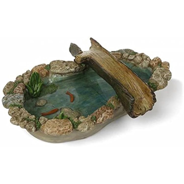 Woodland Knoll Miniature Fairy Garden Tree Bridge Pond MG283