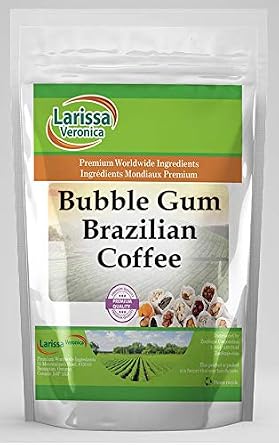 Bubble Gum Brazilian Coffee (Gourmet, Naturally Flavored, Whole Coffee Beans) (4 oz, ZIN: 547882)