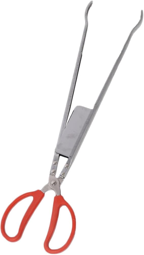 Mobestech Stainless Steel Crab Grabber Non-Slip Grip for Eel Mudfish and Tool for Seafood Enthusiasts
