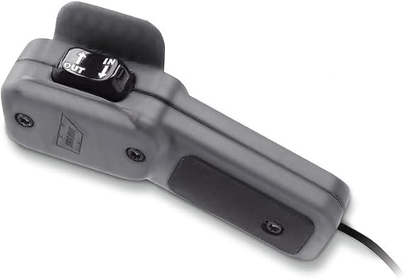 WARN 64849 Hand Held Winch Remote Controller with Rubber Grip for ATV and Side x Side Winches , gray