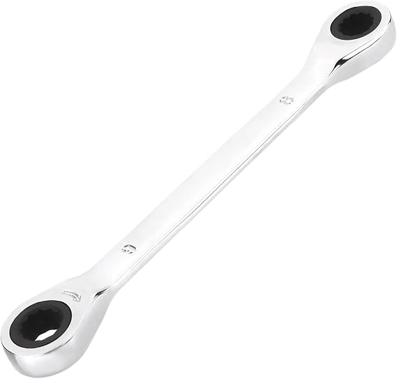 Utoolmart Ratcheting Wrench, 8mm x 9mm Metric Double Box End 1pcs