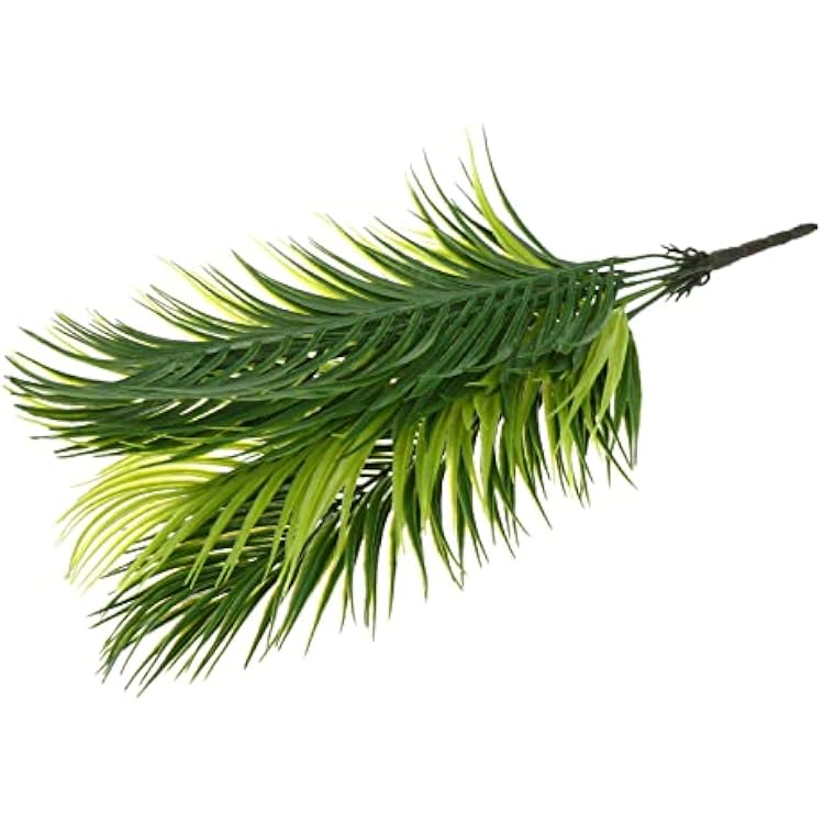2pcs Fake Sago Cycas Leaves Boho Decor Large Fake Plant Housewarming Vibrant Colors