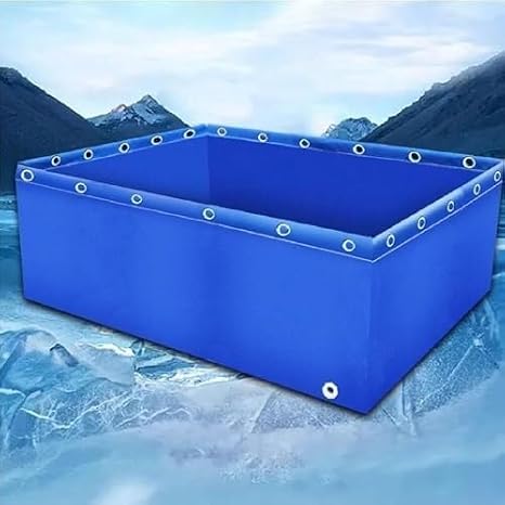 Multi-Purpose Aquaculture Reservoir Portable PVC Fish Pond Without Frame(3x1x1m)
