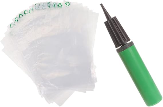 1set Inflatable Bags for Packing Air Bags Pump Space-saving Packaging for Safe Transport of Fragile Items Random Colors