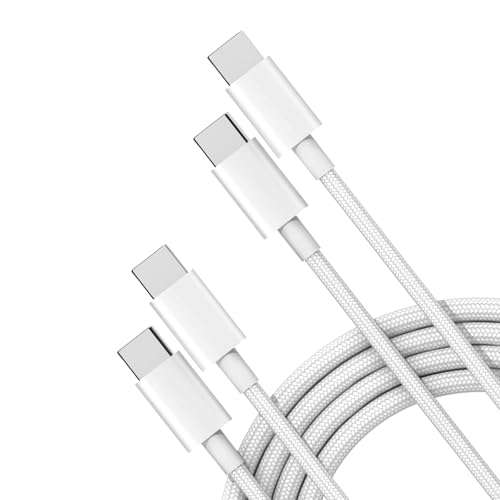 Charger for ipad 10th Generation 10ft Braided USB C to C Cable 2-Pack, 60W Fast Charging, for iPhone171615 Pro Max, Samsung S25S24, MacBook, iPad AirMini, Pixel 87