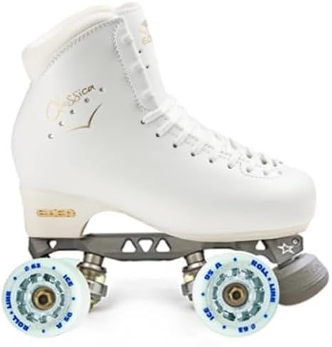 L'Estel Skates - Edea Classica Freedom Boots+Roll-Line Dance Bases+Ice Wheels - Figure Skating Wheels