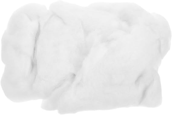 DIYEAH 1Pack Cotton Fiber Fill for Stuffed Animals and Crafts Soft High Resilience Pillow Stuffing Material for Cushions Plush and DIY Projects Durable and Comfortable Fiber