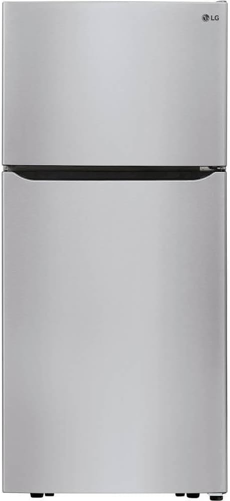 LG 30 in. 20 cu. ft. Stainless-steel Top-mount Refrigerator with Multi-air Flow Cooling