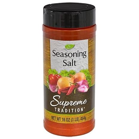 Supreme Tradition Seasoning Salt, 16 oz.