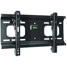 Ultra-Slim Black Adjustable Tilt/Tilting Wall Mount Bracket for Sharp LC-C3234U (LCC3234U) 32" inch LCD HDTV TV/Television - Low Profile
