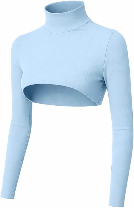 AMAL Modest Arm Sleeves Bolero for Women Long Sleeve Crop Shrug, Islamic Hijab Layering Top, Soft Stretch Cotton Cover Up