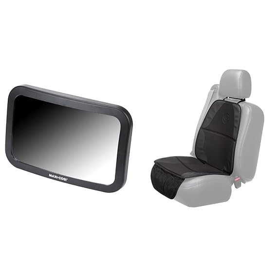 Maxi-Cosi Back Seat Mirror and Vehicle Seat Protector Bundle