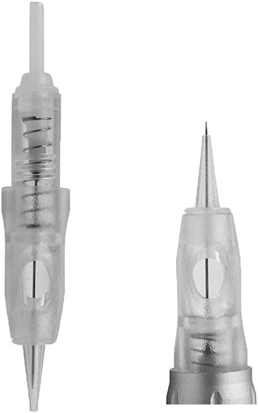 Intelli Needle Cartridge 10pk, 1RL .35mm, Mellie Microblading | Compatible with Intelli, i2, Lady, Arrow & Meraki | Tattoo Brows Machine
