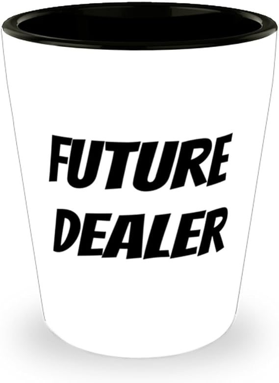 Unique Dealer Gifts, Future Dealer, Dealer Shot Glass From Colleagues, Gifts For Men Women, Custom dealer gifts, Personalized dealer gifts, Bulk dealer gifts, Wholesale dealer gifts