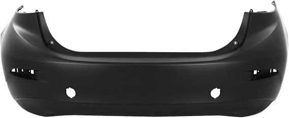 BUMPERS THAT DELIVER - Primered, Rear Bumper Cover Replacement for 2014-2018 Mazda 3 Sedan 14-18, MA1100215