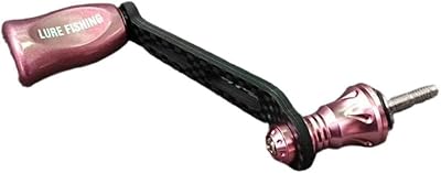 for Stella for STRADIC for COMPLEXF4 Carbon Fishing Reel Handle Replacement Parts Single Handle with Double Bearings Multiple Colors 70mm LengthPink