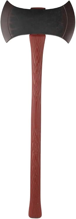 Double Sided Barbarian Axe Weapon Toy Black