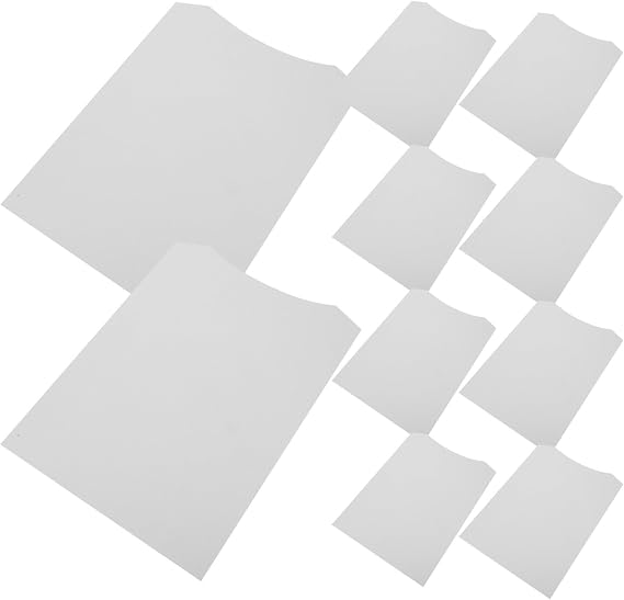 SOLUSTRE Shirt Cardboards 10-Pack 12.40X9.05 Inch Paperboard Shirt Lining Boards for Clothes Folding and T- Packaging Organizer
