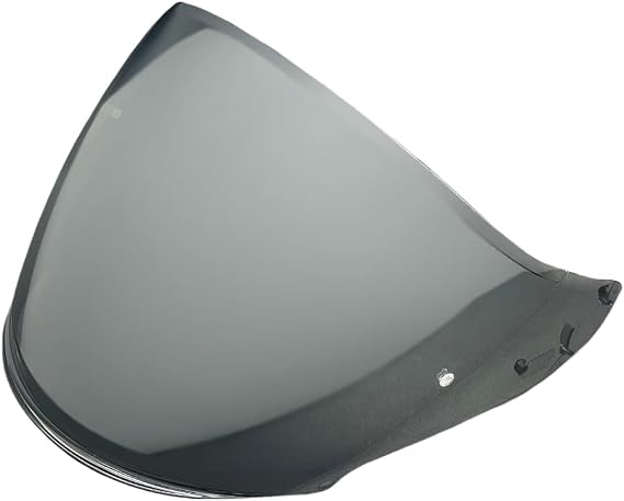 Open Face Helmet Shields for SHOEI J-Cruise 1 J-Cruise 2 CJ-2 J-Force4 Helmets Shield Windproof Sunscreen Casco Moto Lens (Light Smoke)