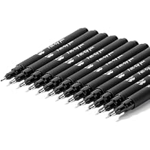 Mr. Pen- Drawing Pens for Artists, 0.8mm, 12 Pack, Black, Micro Pens for Drawing, Fine Point