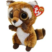 Ty Beanie Boos Rusty The Raccoon Plush Stuffed Animal Kids Gift Toy Boys Girls