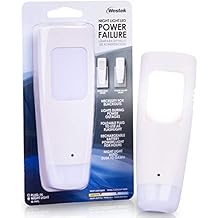 Westek Emergency Light, 1 Pack - Multi-Function LED Rechargeable Flashlight, Power Failure Light and Night Light - Must-Have Power Outage Lights, Ideal for Storms, Blackouts - NL-PWFL AmerTac