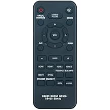 Replacement Remote Control Commander Compatible with JBL SB350 / SB200 / SB400 / SB250 / SB450 Home Cinema Soundbar
