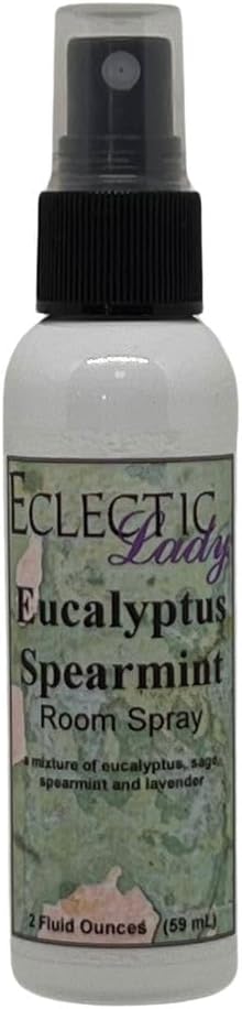 Eucalyptus Spearmint Room Spray, 2 oz, For Home, Room, Office