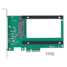 PCIe SSD Adapter Card, PCIE3.0 to U.2 NVMe PCIe SSD Adapter Card, Plug and Play Passive U.2 to PCIe NVMe SSD Adapter for D7 P5500