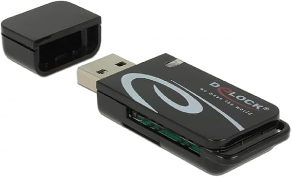 Delock Mini USB 2.0 Card Reader with SD and Micro SD Slot
