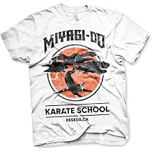Cobra Kai Officially Licensed Miyagi-Do Karate School Mens T-Shirt (White)