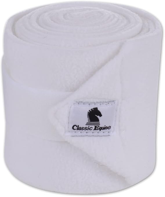 Classic Equine Polo Wraps White