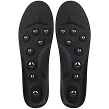 Massage Insoles for Men Women Arch Support Shoe Pads Foot Massage Shoe-pad Shoe Inserts Insoles Shoe Inserts Foot Massage Magnet Shoes, Large