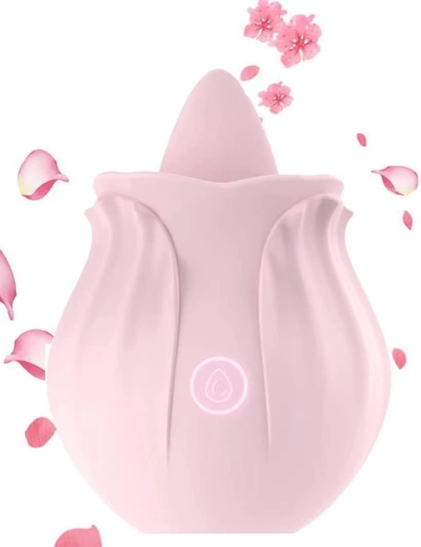 New Upgraded Flower Shaped Toys Sex Pleasure Tools Sexual Adult Toy Sucks, USB Charging Rose Sex Stimulator for Women 10 Modes Sensory Machine Birthday Gifts Lingerie for Women Sunglasses Pink