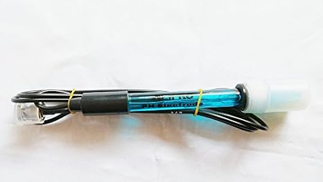 weipro Marine Color PH Electrode Probe with BNC Connector 1.5m Cable, Compatible with Aquarium Controller and Monitor, High Precision PH Sensor for Freshwater and Saltwater