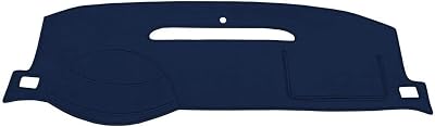Seat Covers Unlimited Dash Cover Mat Pad Compatible with Mitsubishi Lancer - Fits 2002-2007 Custom Velour, Navy
