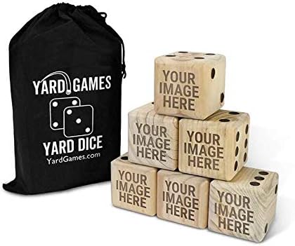 Customized Giant Wooden Yard Dice