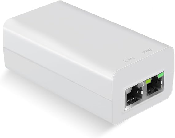 Gigabit PoE+ Injector 30W, IEEE802.3at/af Compliant PoE Injector Adapter
