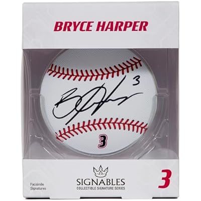 Signables Bryce Harper Collectible - 4 - Baseball Gifts Phillies Bryce Harper Collectible - Baseball Team Gifts