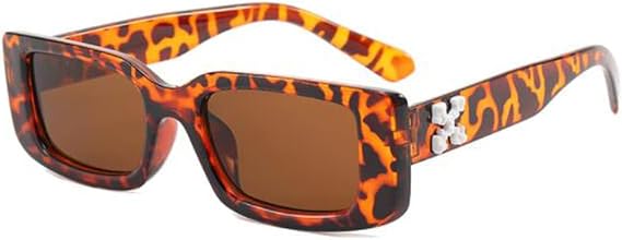 Small Square Sunglasses Men's Retro Temple Decoration Letter Sunglasses UV protection travel sunglasses