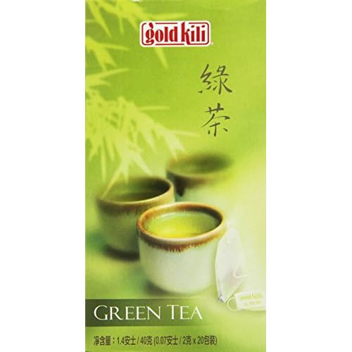 Gold Kili Authentic Green Tea, 20-Count