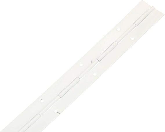 KOTARBAU Bar Hinge Piano Tape 400/31 mm White Separable/Cuttable Hinge Can Be Shortened Stable Weld-On Tape Hinge Furniture Hinge
