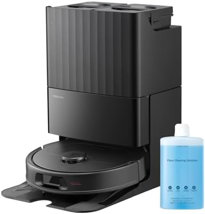 roborock QV 35A Robot Vacuum and Mop with Floor Cleaning Solution