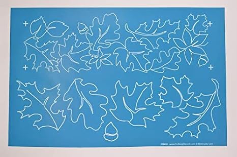 Hancy Creations 50031 Autumn Leaves Plus Full Line Stencils