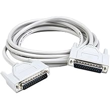 WESAPPINC 14.80 Feet DB25 25 Pin Male to Male Serial Parallel Printer Extension Cable 4.5M (4.60 Feet(1.4M))