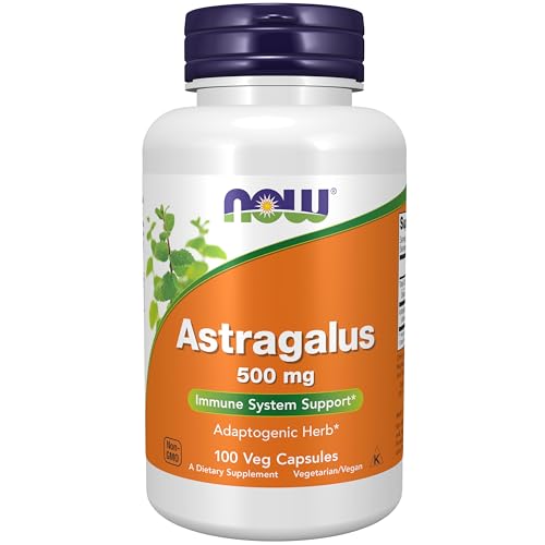 NOW Foods Supplements, Astragalus Astragalus membranaceus 500 mg, Immune System Support, 100 Capsules