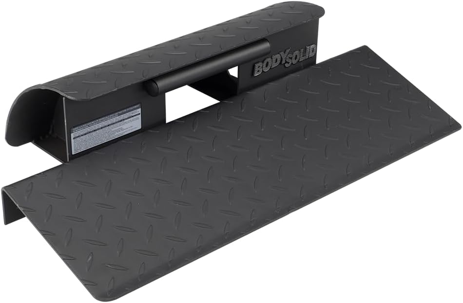 Body-Solid SCB26 Calf Raise Block and Squat Platform - Solid Steel Incline Wedge for Enhanced Lower Body Workouts, 2000 lb Capacity