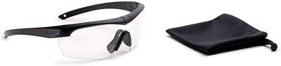 Ess Clear Safety Glasses, Anti-Fog, Scratch-Resistant, Wraparound