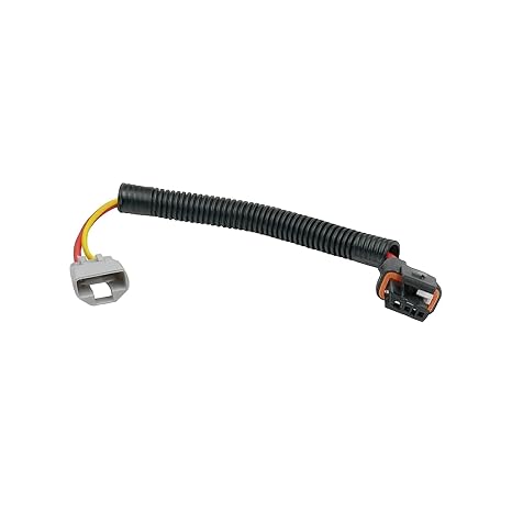 Alternator Conversion Harness Adapter Replaces PT2145 - Fits Delco 10SI 12SI 15SI to CS130 CS144 2-Wire Plug with Built-in Resistor Replaces 12102921, 110-12055, 500-12036